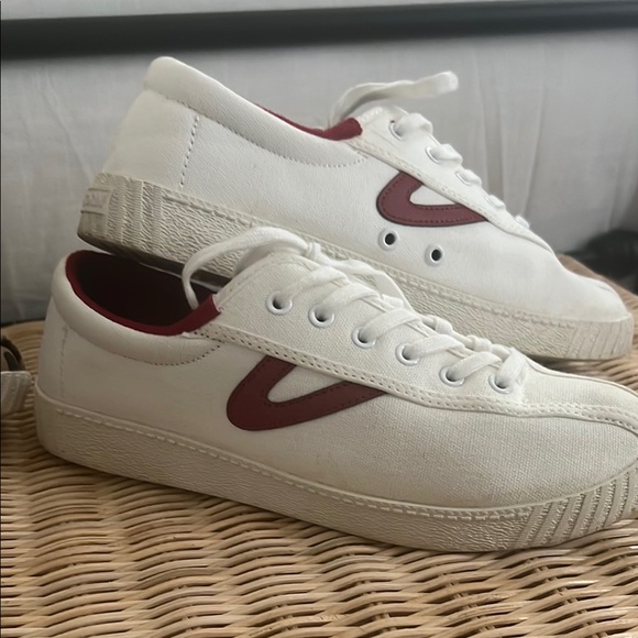 Tretorn Women's Leopard and White Sneakers - Picture 3 of 5